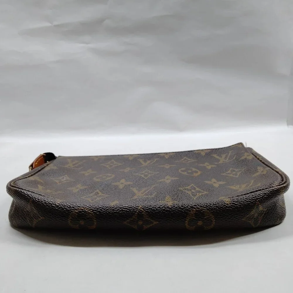Louis Vuitton Pochette Accessoires Monogram Chain Bag/Authentic LV Shoulder Bag - Picture 6 of 10